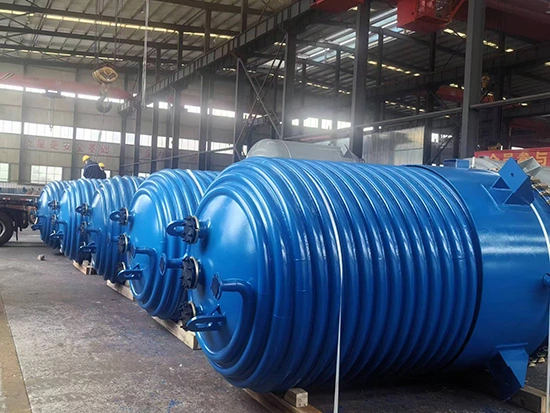 Glass Lined Reactor, Half Pipe Coil Jacketed