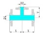 Glass Lined Reducing Tee and Cross