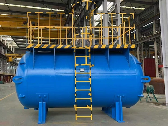 Horizontal Glass Lined Storage Tank